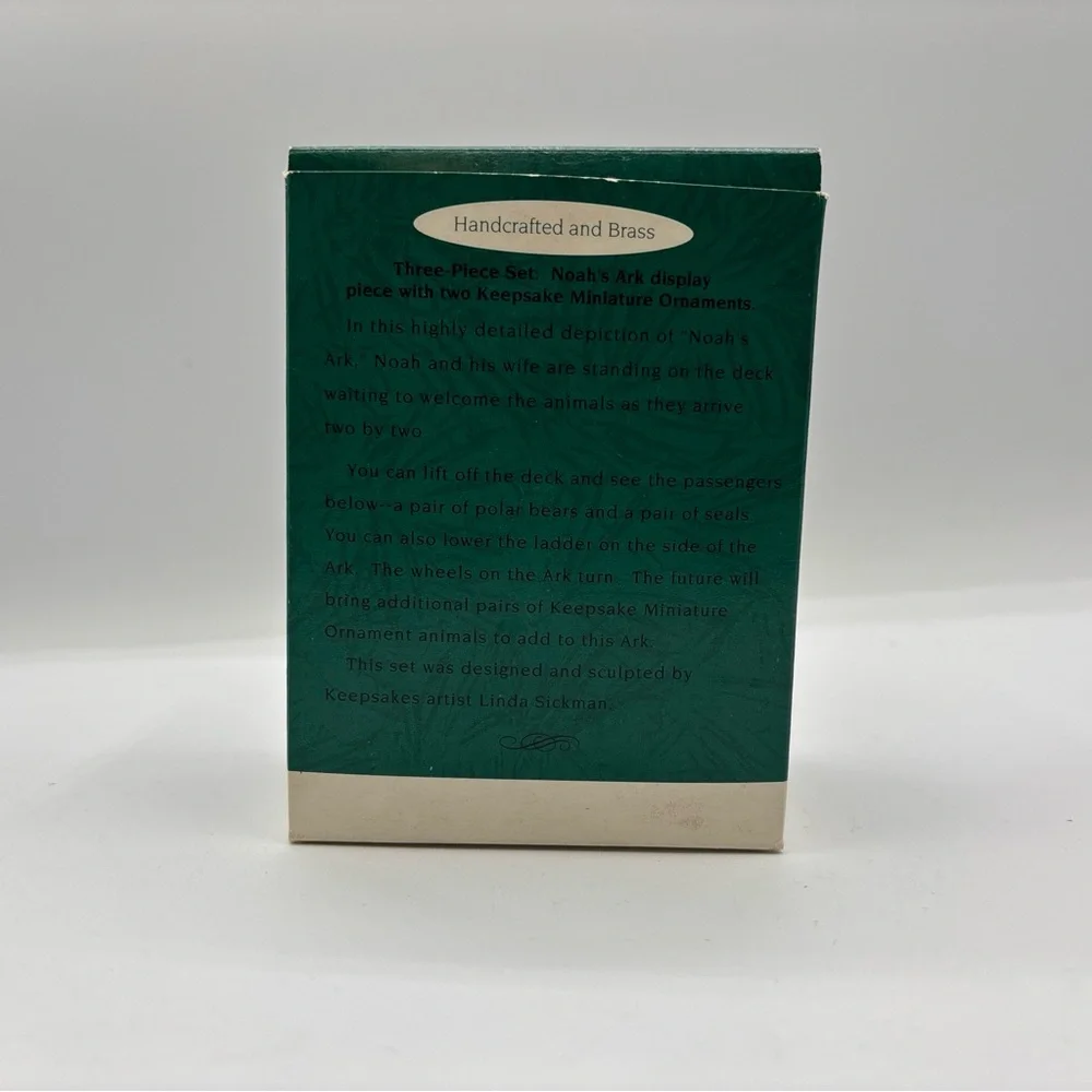 Hallmark Keepsake Ornament 1994 Noah’s‎ Ark Three Piece Set Special Edition
